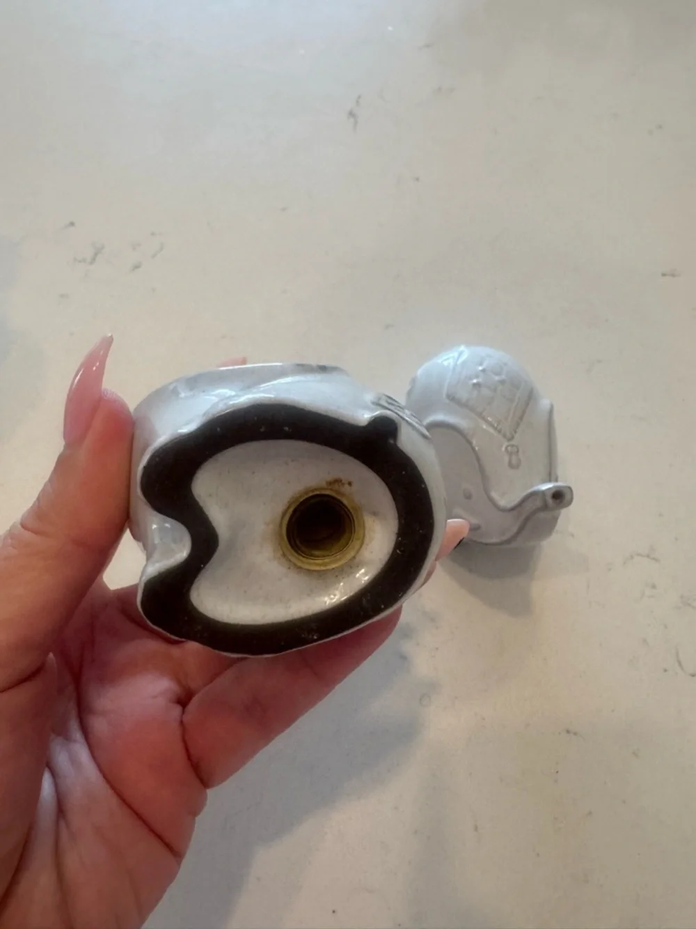 RARE Jonathan Adler Retired Elephant Salt & Pepper Shakers Gray